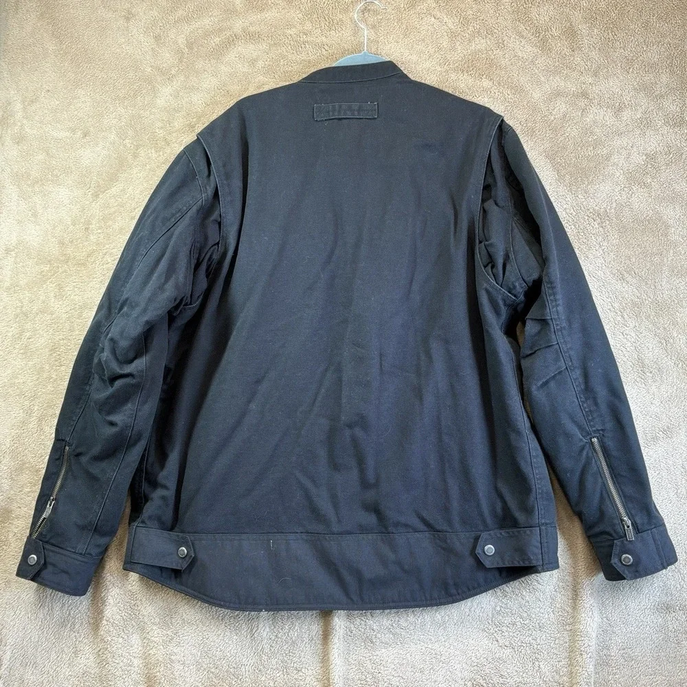 Duluth Trading Co. Men's Black Canvas Fire Hose Work‎ Jacket – Size XLT